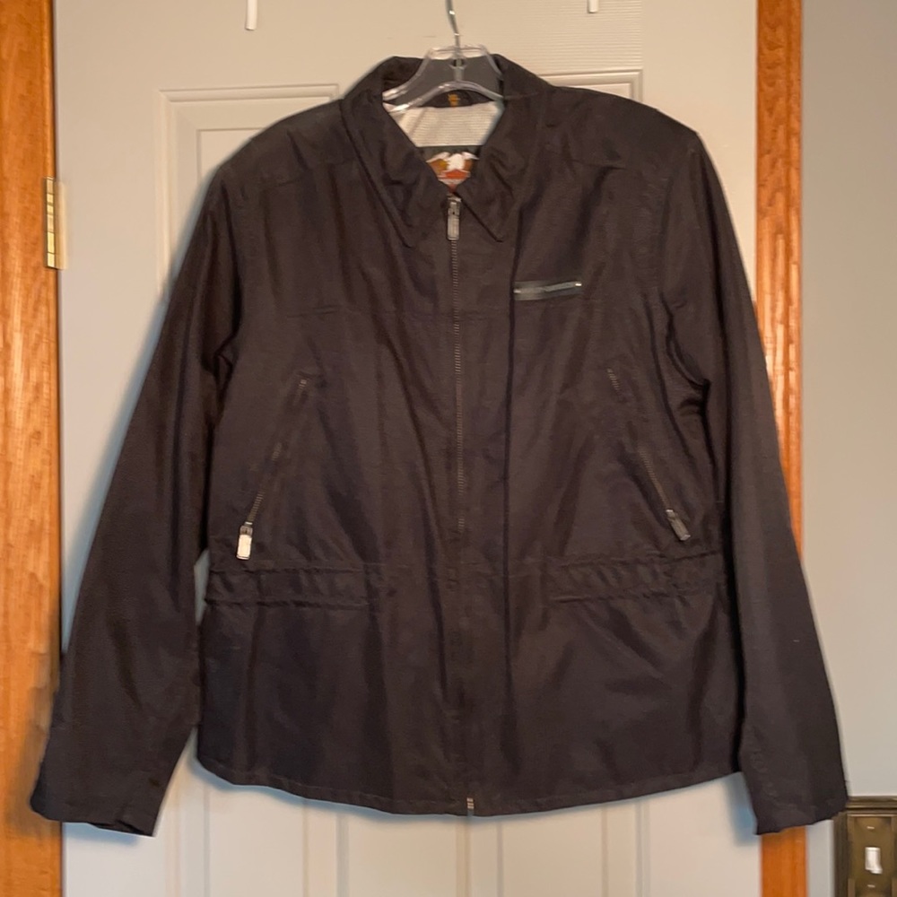 Black Women’s Lightweight Zip-Front Jacket